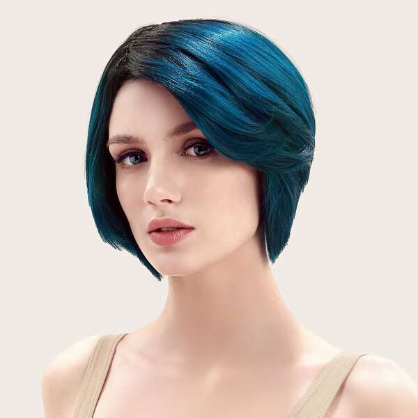 

Natural Short Wig, Multicolor