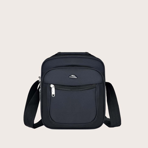 

Men Minimalist Crossbody Bag, Black