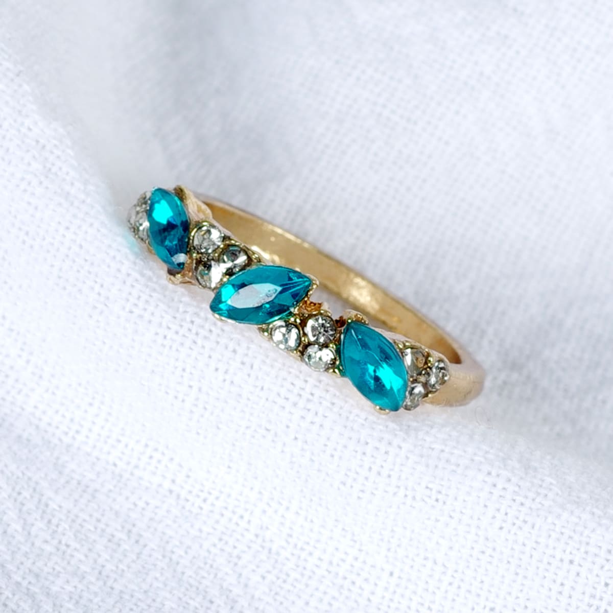 

1pc Rhinestone Decor Ring, Multicolor