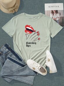 Camiseta - verde menta - Ver 1