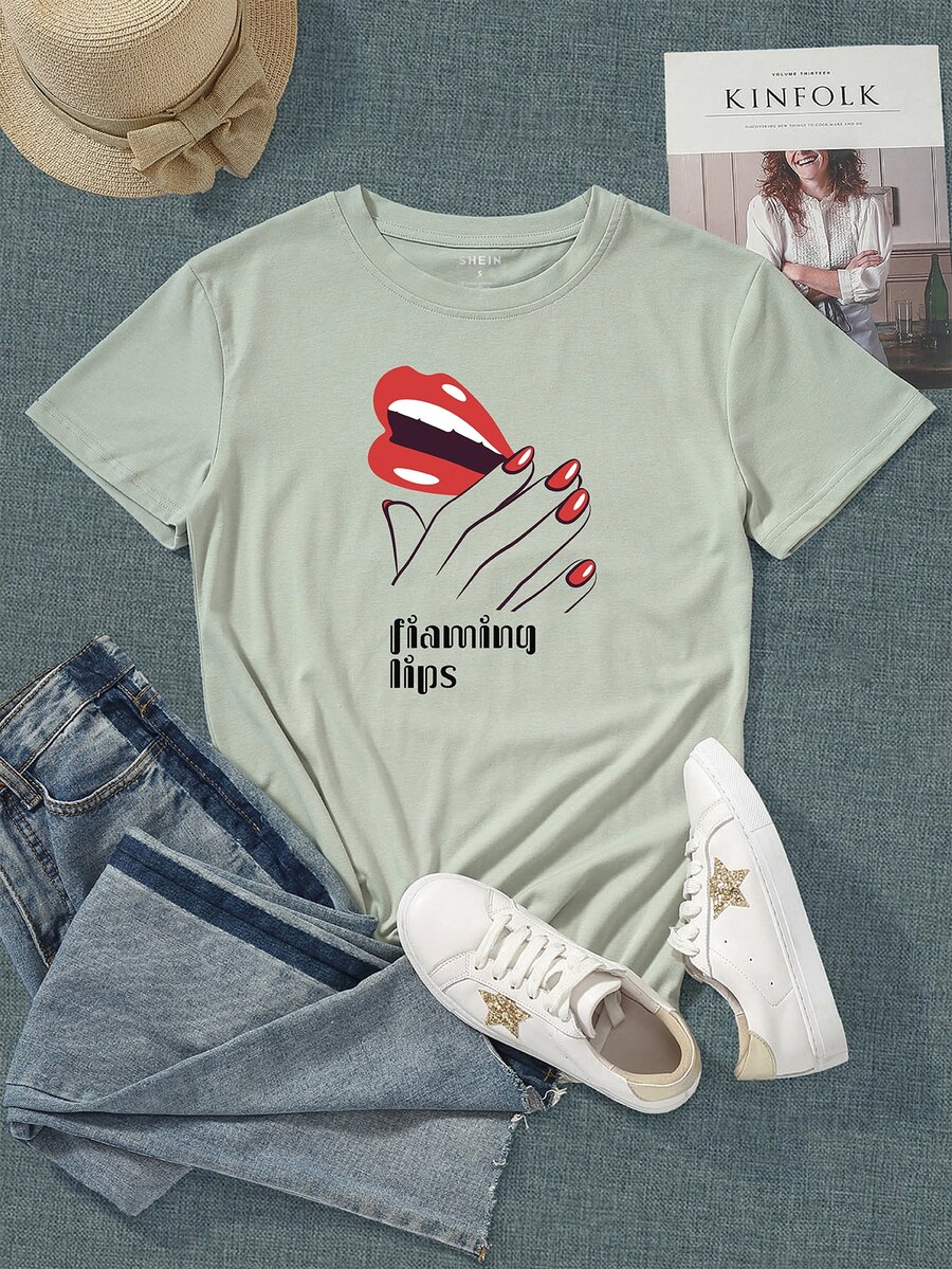 Camiseta - verde menta - Ver 1