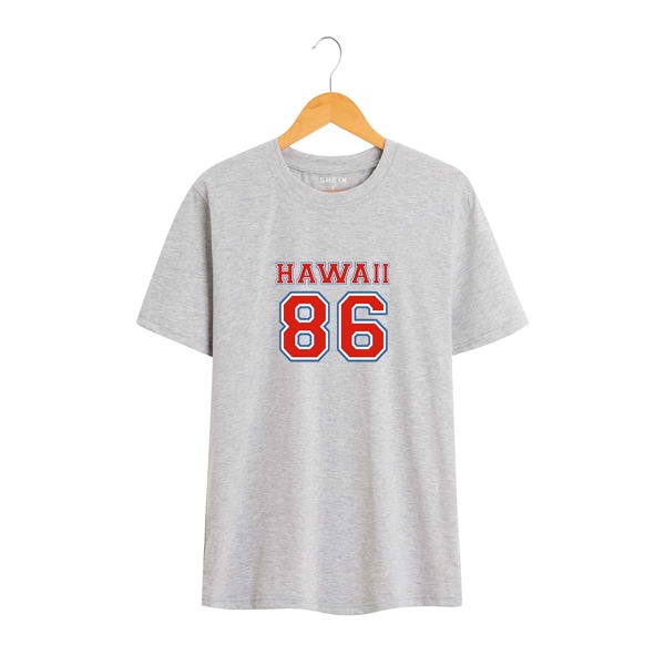 

Letter Graphic Short Sleeve Tee, Light grey