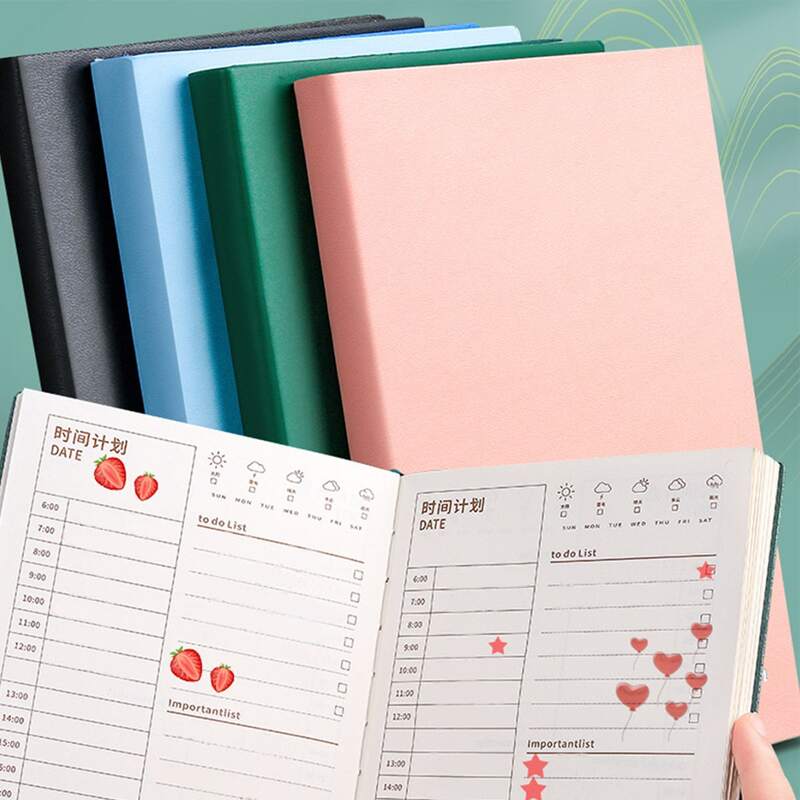 

1pc Random Color Plan Book, Multicolor