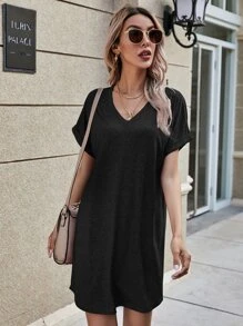 Đầm Giải trí - màu đen - Xem 3