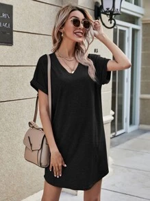 Đầm Giải trí - màu đen - Xem 4