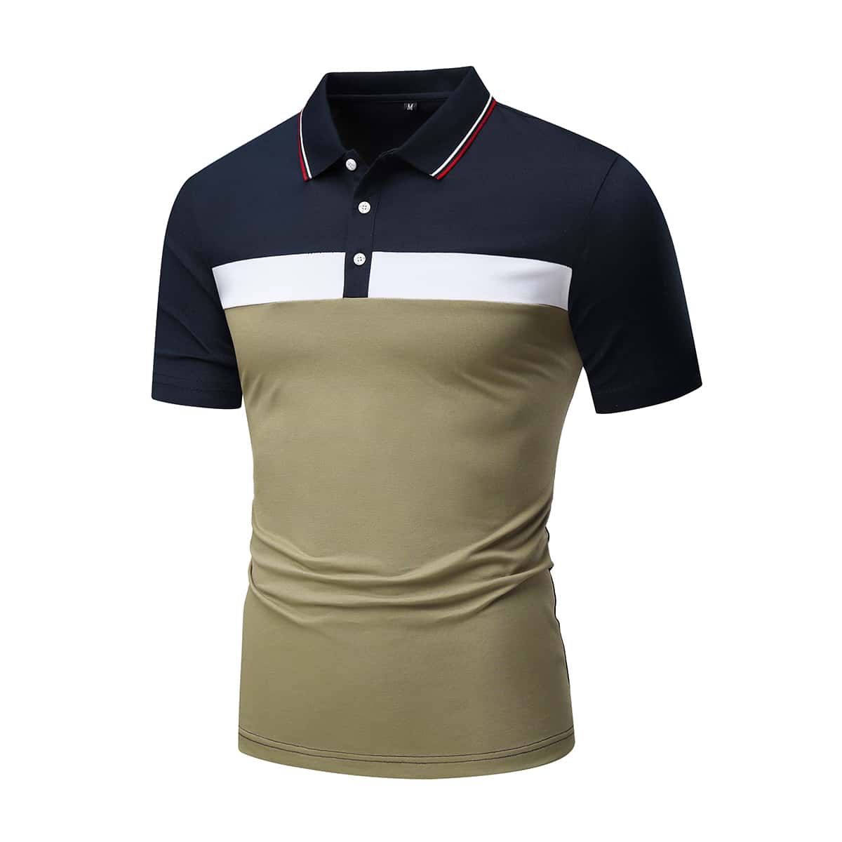

Guys Cut And Sew Polo Shirt, Multicolor