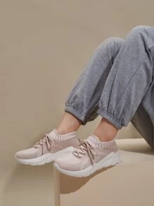 CUCCOO BASICS 老爹鞋 - 藕粉色 - 查看 2