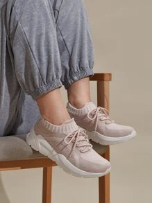 CUCCOO BASICS 老爹鞋 - 藕粉色 - 查看 4