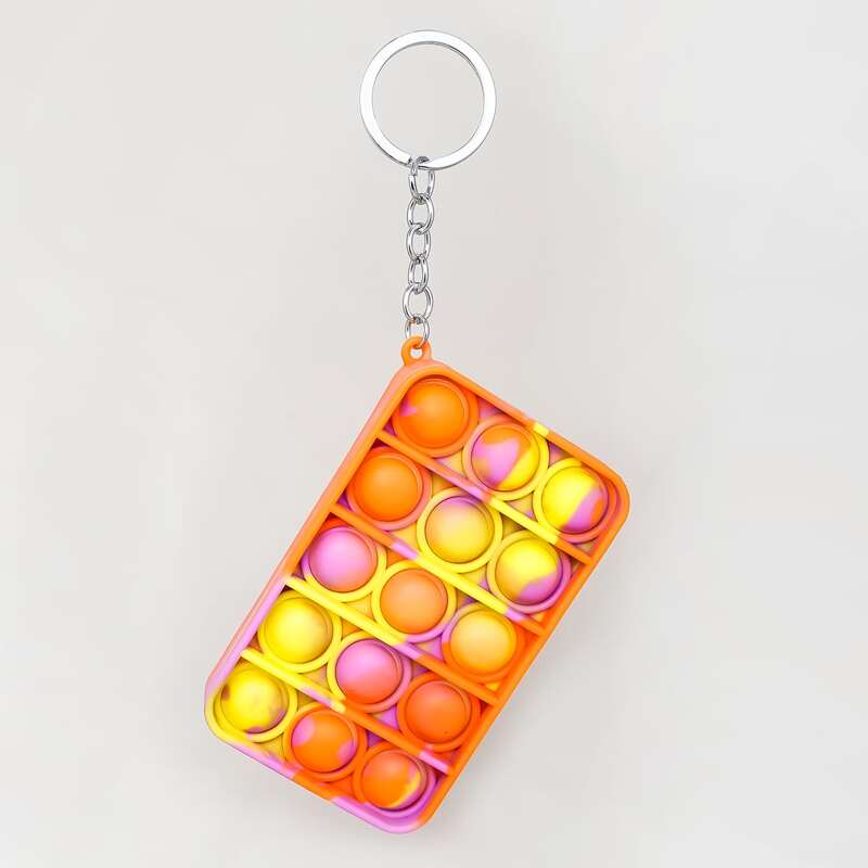 

Rectangle Stress Relief Keychain, Multicolor