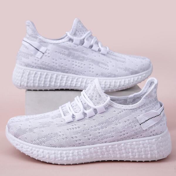 

Minimalist Lace-Up Front Running Shoes, Grey