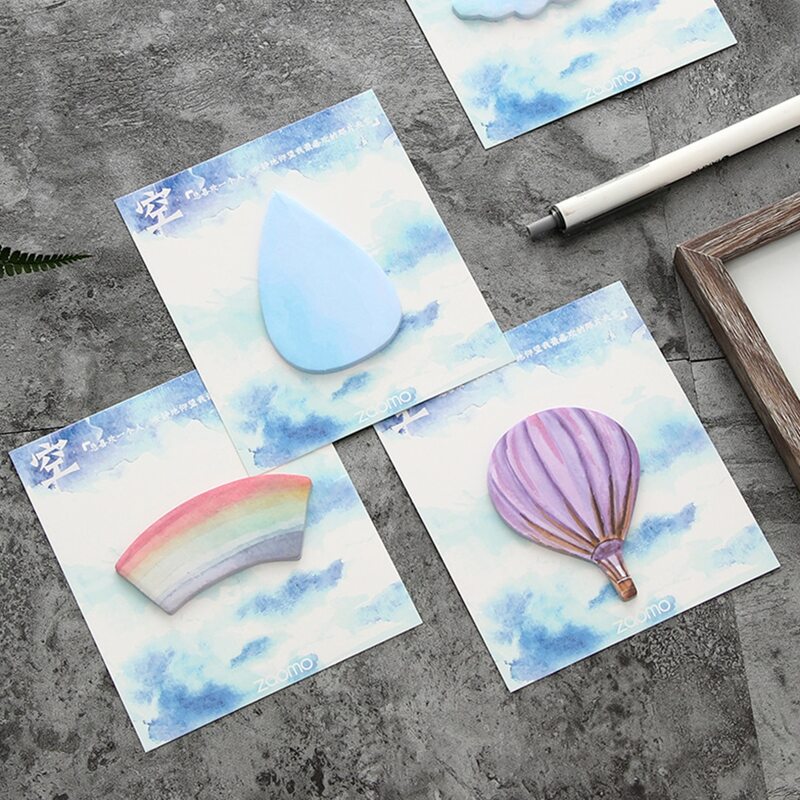 

1pc Creative Random Sticky Note, Multicolor