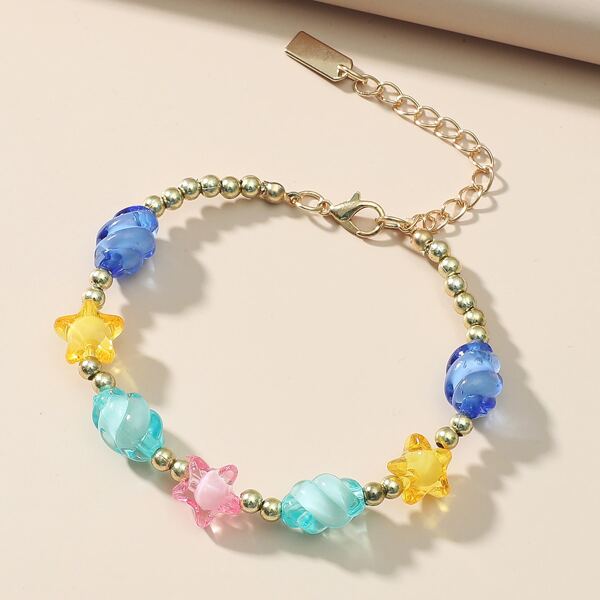 

Star Decor Bracelet, Multicolor