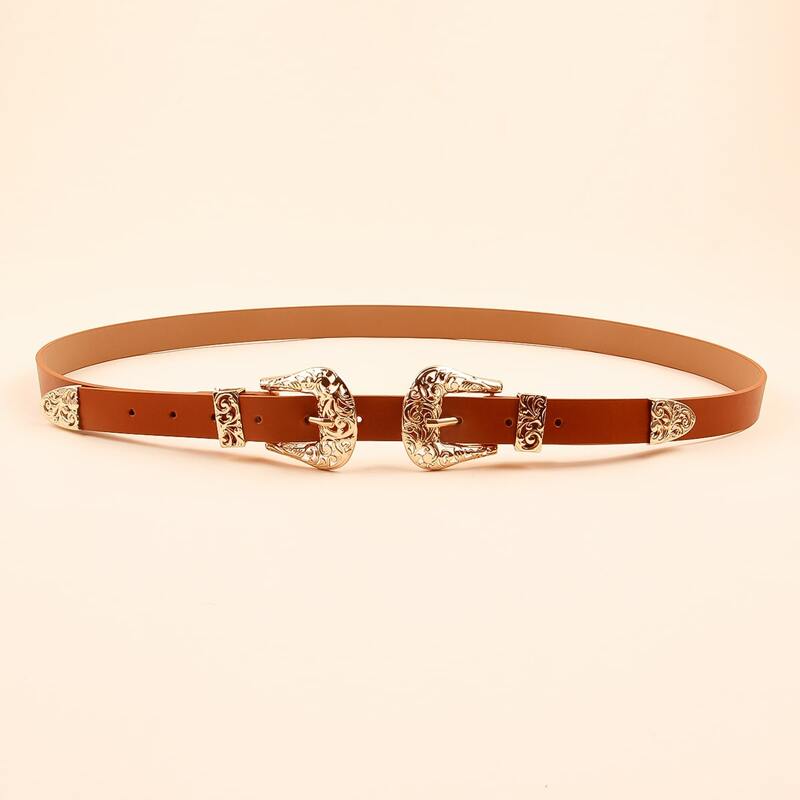 

Western Buckle Belt, Brown