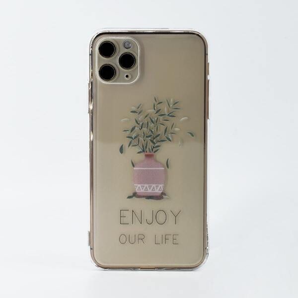 

Plants Pattern Clear Phone Case