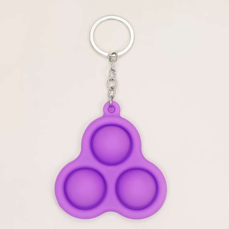 

Stress Relief Keychain, Purple