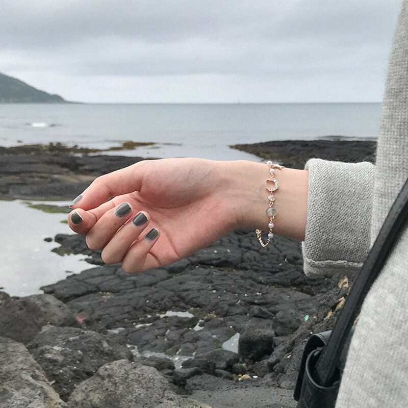 

Star & Moon Design Bracelet, Gold