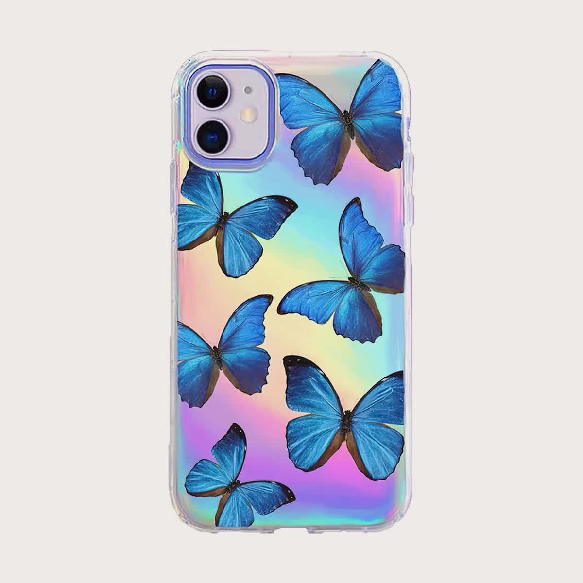 

Holographic Butterfly Phone Case, Multicolor