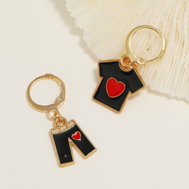 

1pair Clothes Design Drop Earrings, Multicolor
