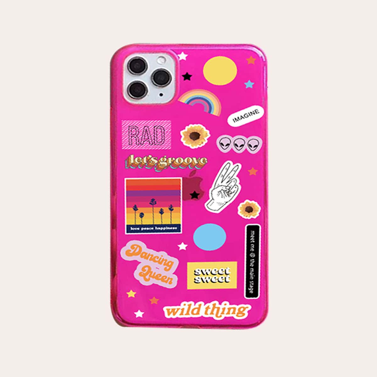 

Mix Pattern Phone Case, Multicolor