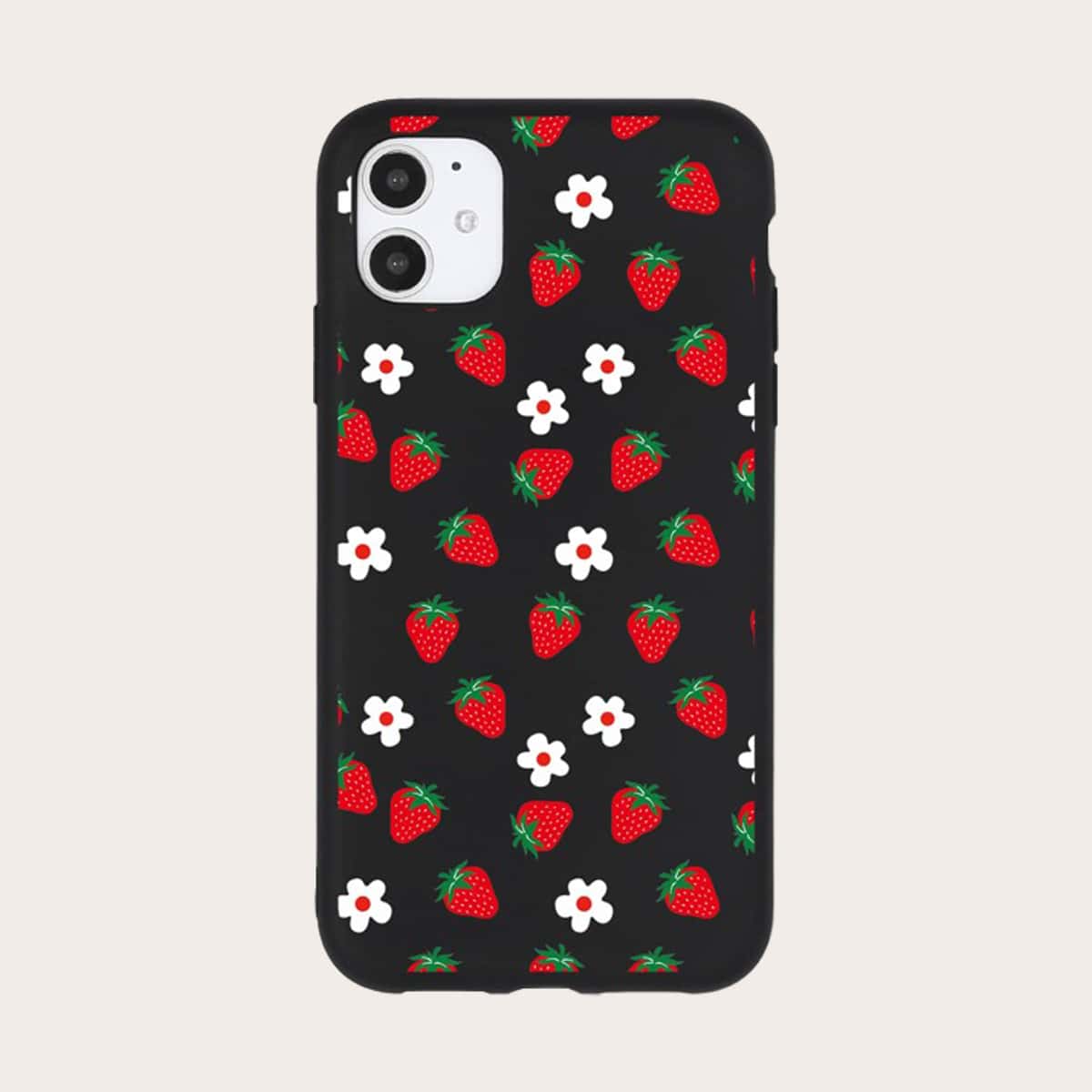 

Strawberry Pattern Phone Case, Multicolor