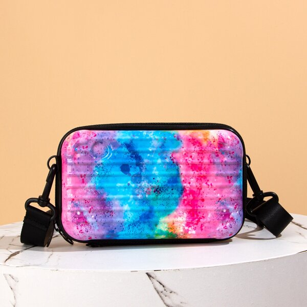 

Colorblock Box Bag, Multicolor