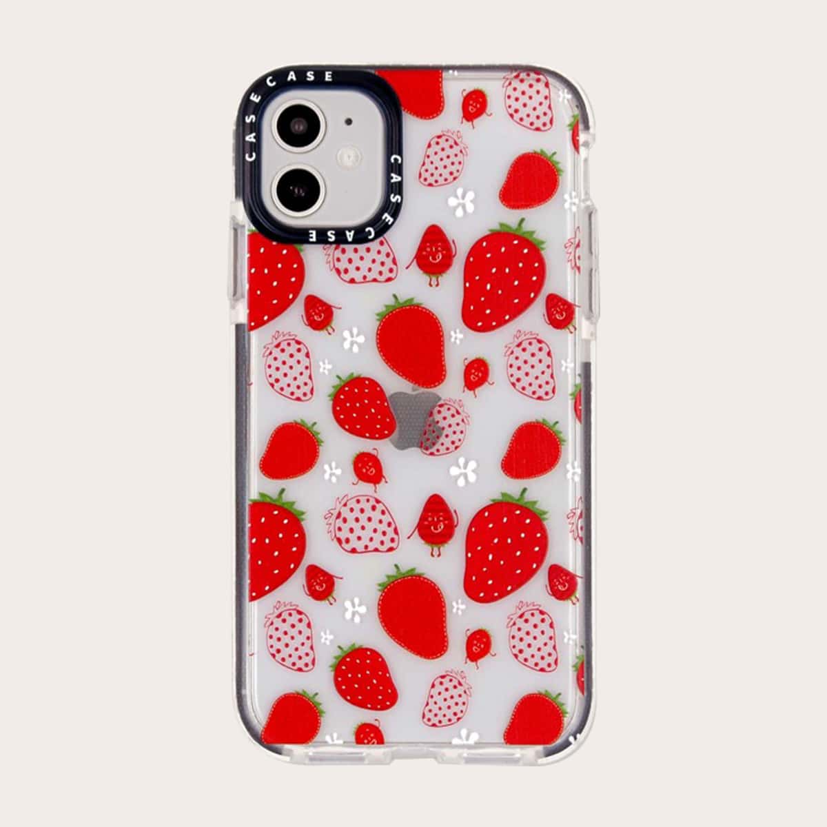 

Strawberry Pattern Phone Case, Multicolor