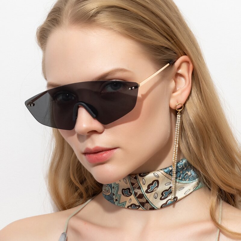 

Rimless Shield Sunglasses
