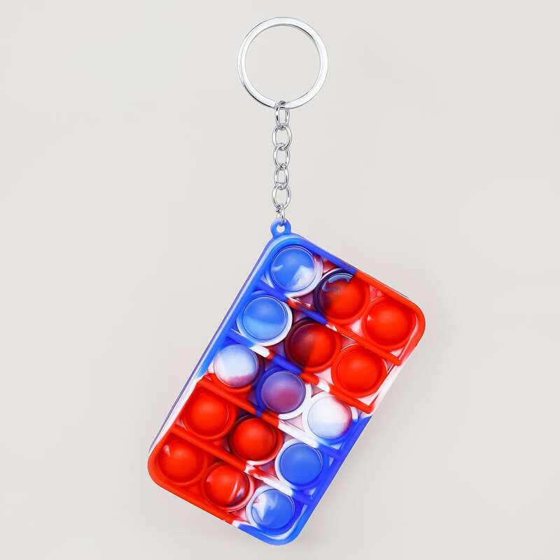 

Rectangle Stress Relief Keychain, Multicolor