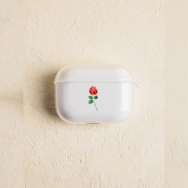 

Rose Pattern Clear Case For