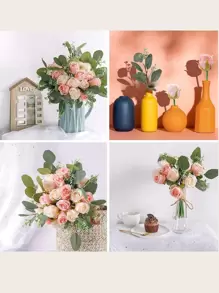 8pcs Wedding Decorative Flower Set - Multicolor - View 3
