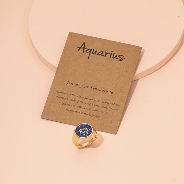 

Constellation Pattern Ring, Gold