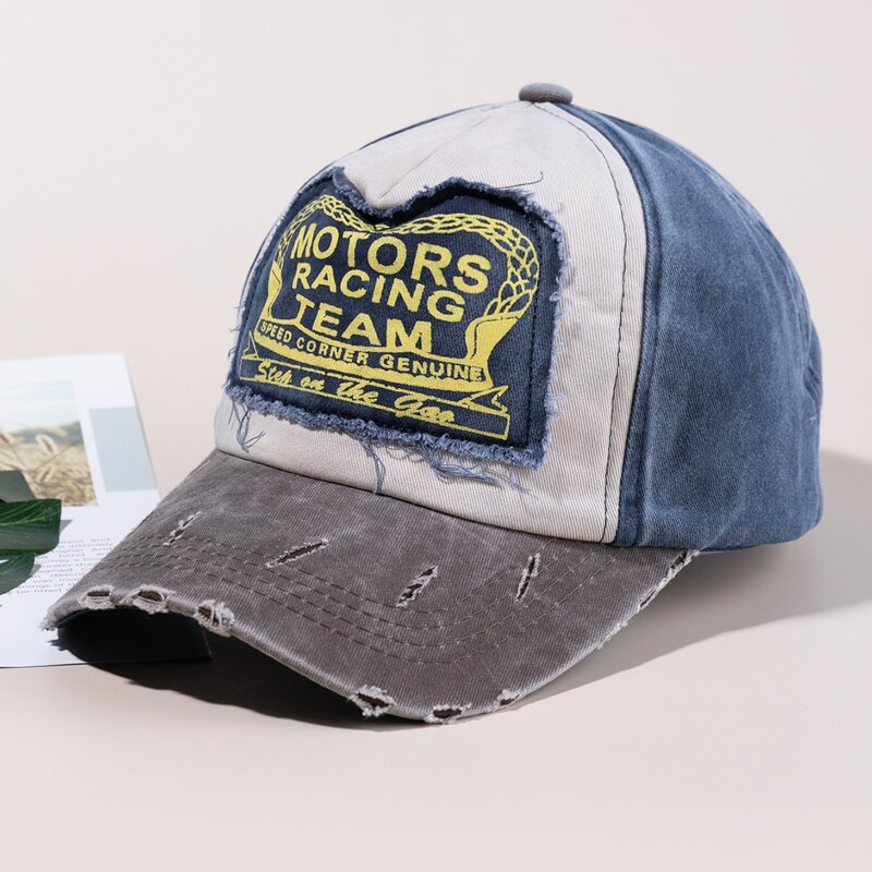 

Letter Graphic Baseball Cap, Multicolor