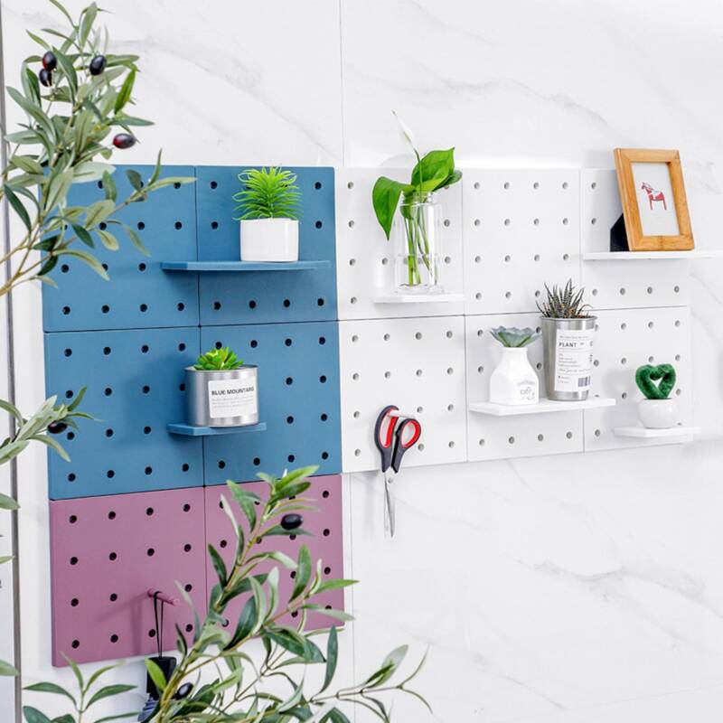 

1pc Random Wall Hole Board Storage Rack, Multicolor