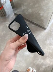 2入組情侶圖案手機殼 - 黑與白 - 查看 4