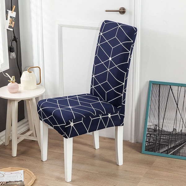 

Geometric Pattern Stretchy Chair Cover, Multicolor