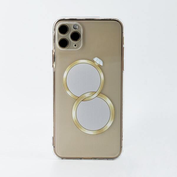 

Ring Linked Pattern Clear Phone Case
