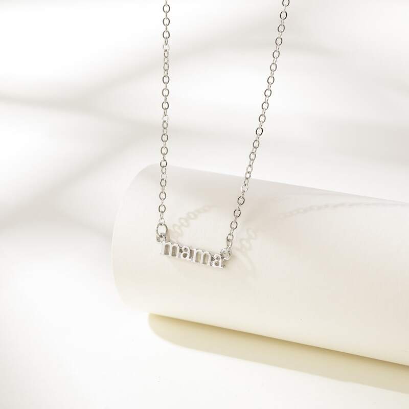 

Letter Pendant Necklace, Silver