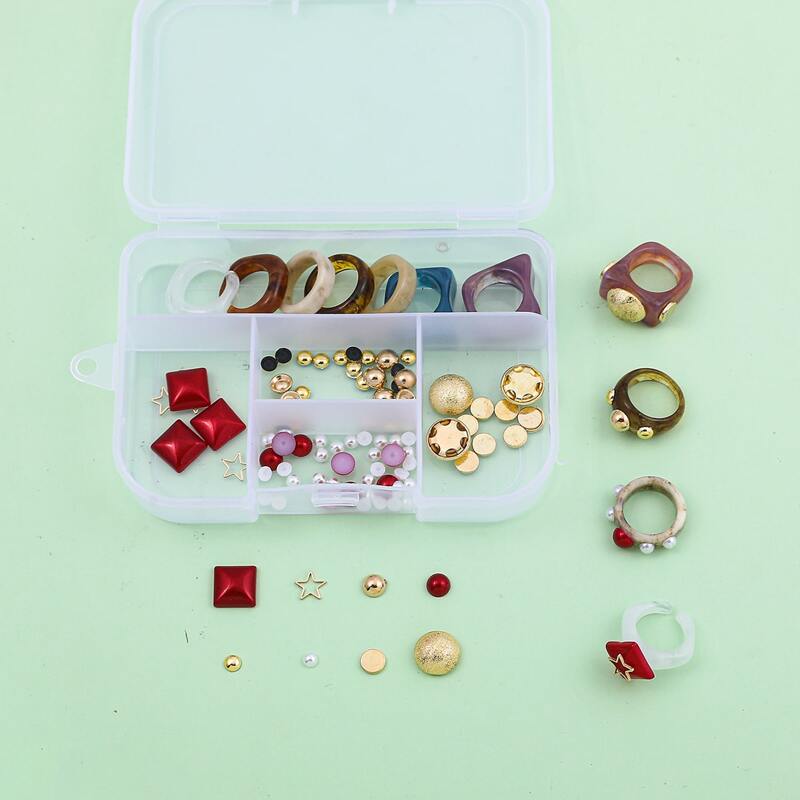 

1box DIY Jewelry Accessory Set, Multicolor