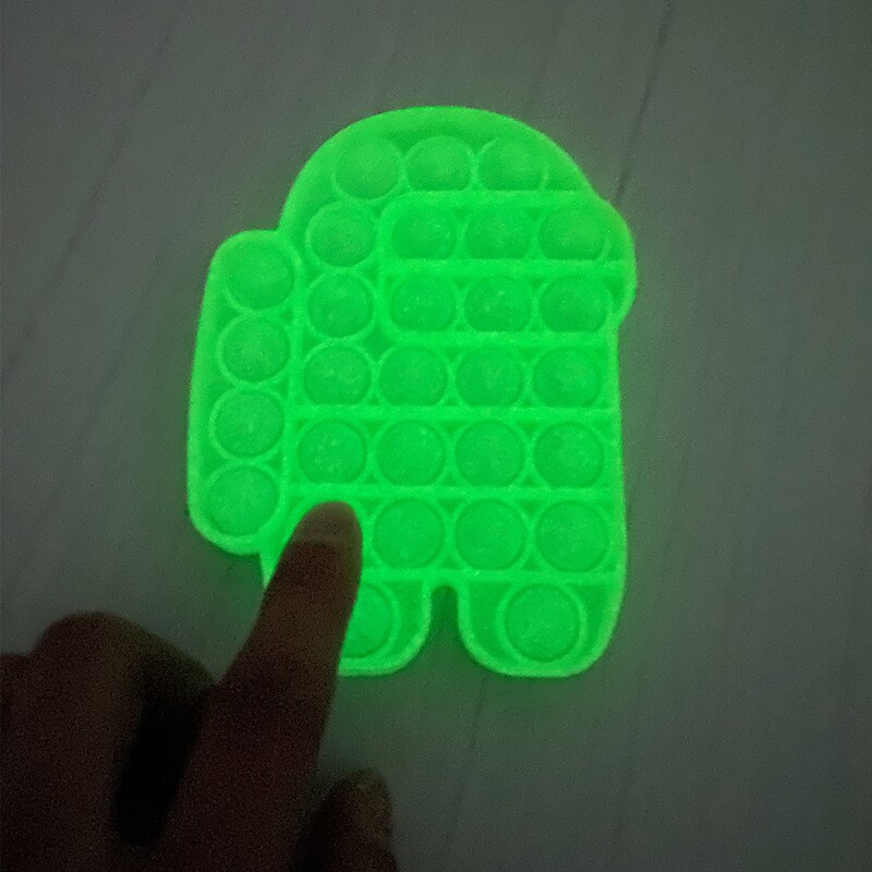 

1pc Luminous Stress Reliever Toy, Lime green