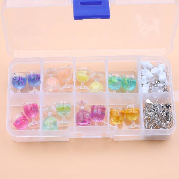 

1box Fruit Punch Design DIY Jewelry Accessory, Multicolor