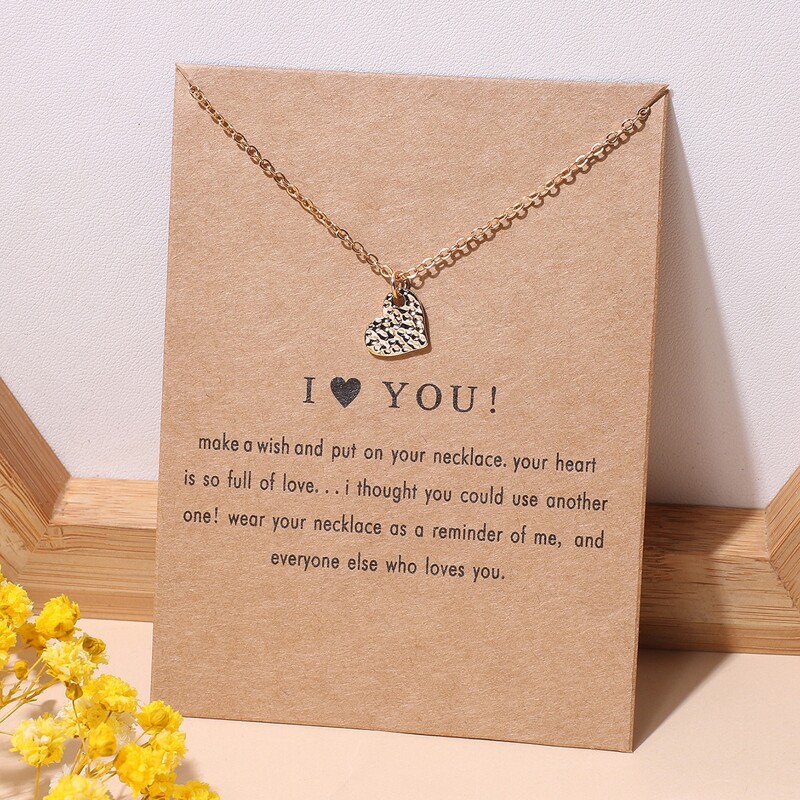 

Heart Pendant Necklace, Gold