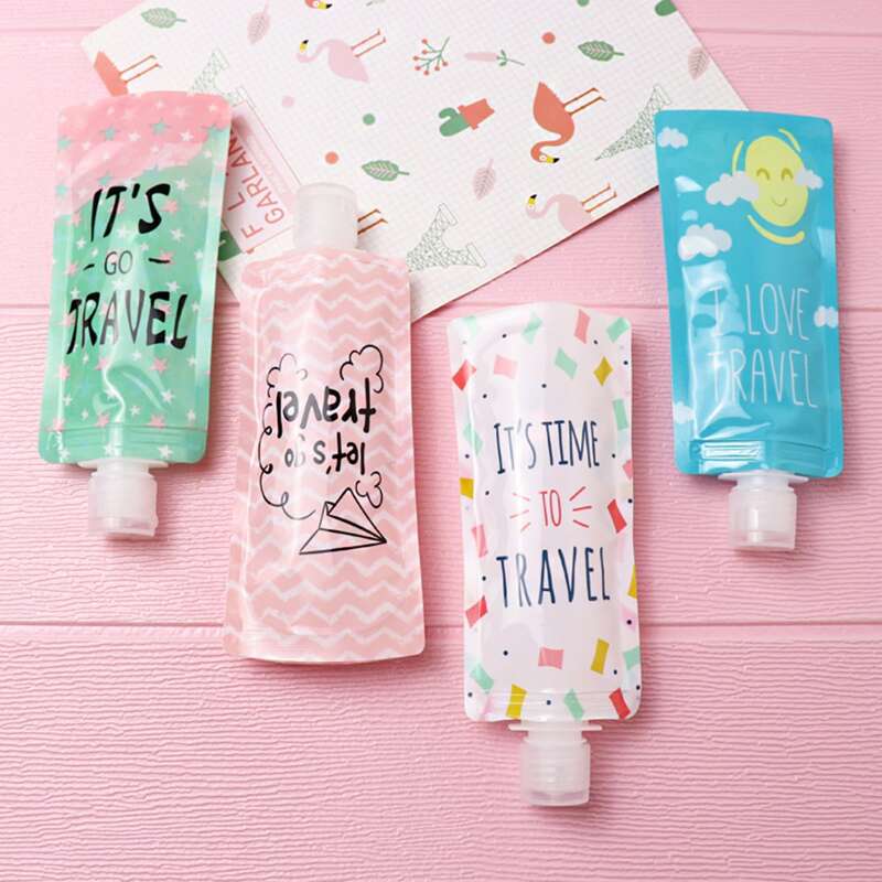 

1pc Random 100ML Lotion Storage Bag, Multicolor