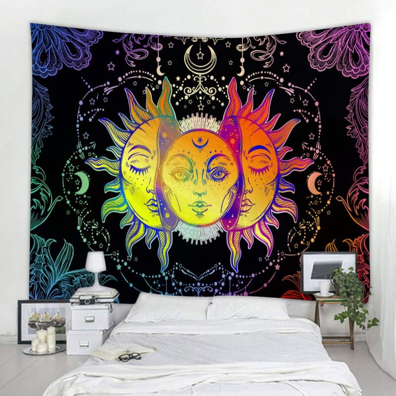 

Sun Graphic Tapestry, Multicolor