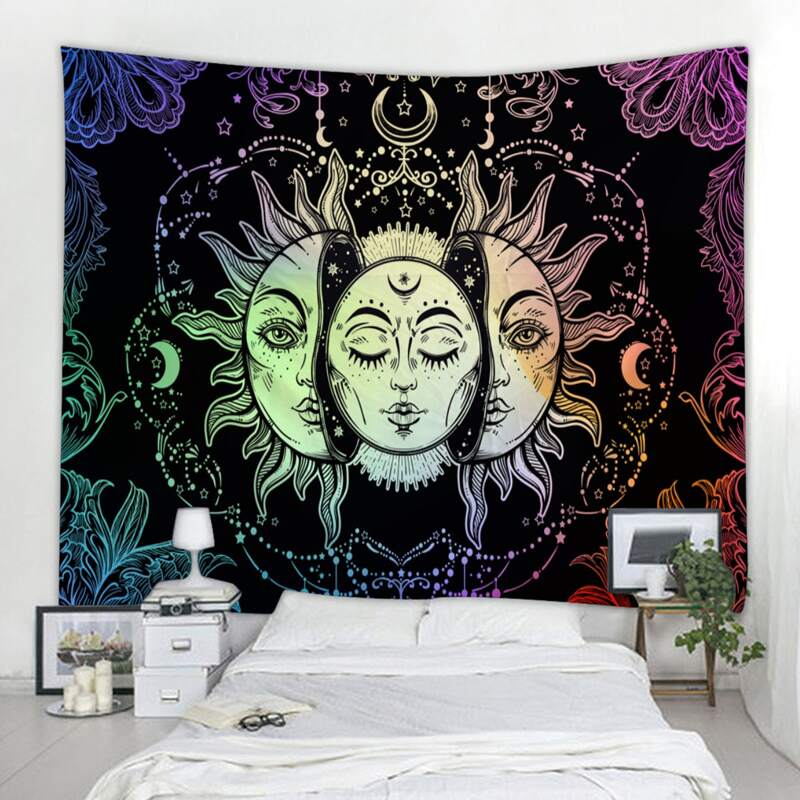 

Sun Graphic Tapestry, Multicolor