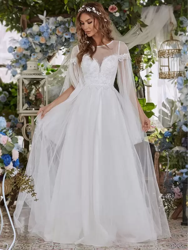 30 Simple Wedding Dresses Under $60 from SheIn