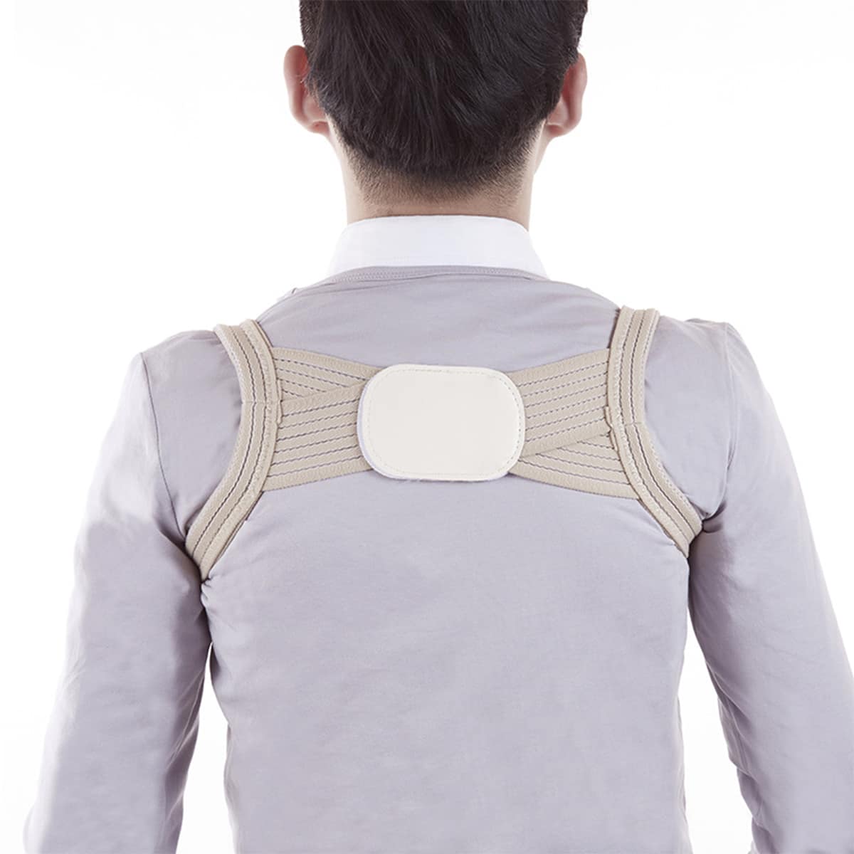 

1pc Brace Body Posture Corrector, Beige
