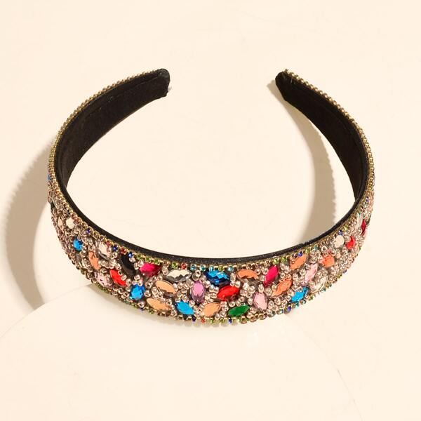 

Rhinestone Decor Headband, Multicolor