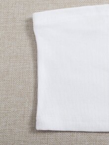 4入組素色短版抹胸上衣 - 彩色 - 查看 3