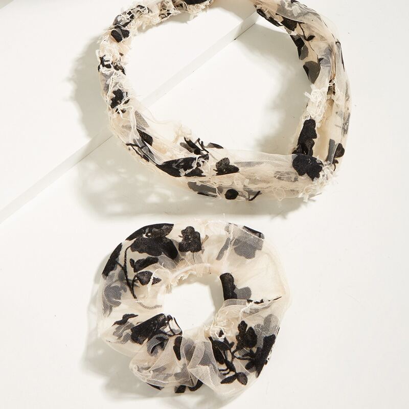 

Mesh Hair Band & Scrunchie, Multicolor