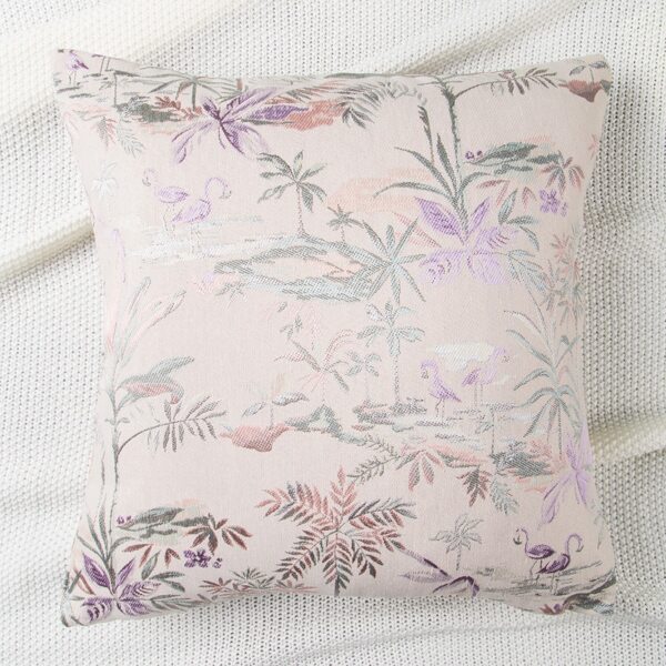 

Plant Print Cushion Cover Without Filler, Multicolor